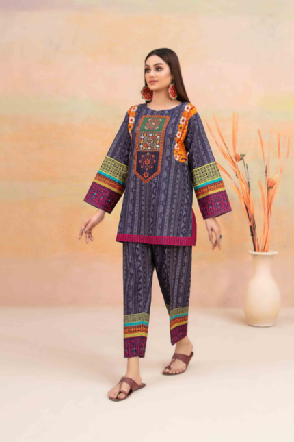 Grey Khaddar 2pc Suit