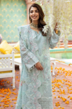 Light Color 3 Piece Organza Suit