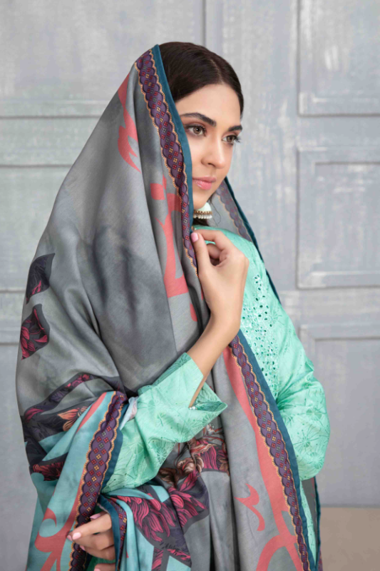 Daman + Boti Embroidered Staple Suit Design-5 pic2