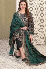 Digital Printed Embroidered Khaddar Suit Design-1 pic-2