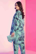 Digital Printed Lawn Suit with Complimentary Clutch Design-1 pic-2