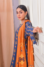 Digital Printed Slub Linen Collection Design-7 pic2