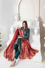Elegant Viscose Broshia Banarsi Suit Design-4 pic-2