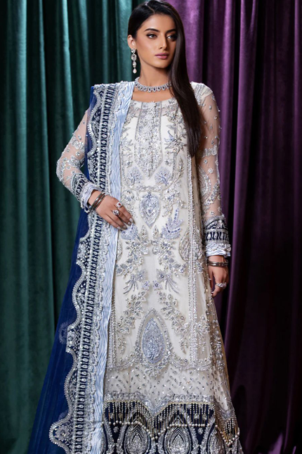 Embroidered Luxury Organza Suit Design-2 Pic-1