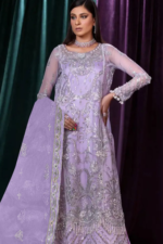 Embroidered Luxury Organza Suit Design-4 Pic-1