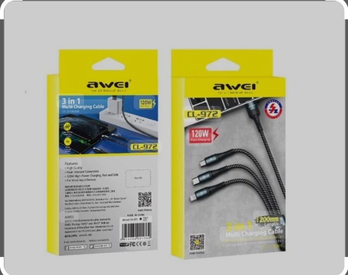 Multi charging cable 3 in 1 pic2