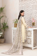 Fancy Embroidered Slub Lawn Suit Design-1 pic1