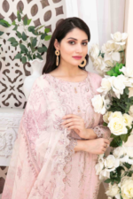 Fancy Embroidered Slub Lawn Suit Design-9 pic2