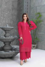 Schiffli Embroidered Lawn Suit Design-1 pic 1
