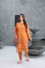 Schiffli Embroidered Lawn Suit Design-3 pic 2