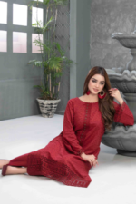 Schiffli Embroidered Lawn Suit Design-5 pic 2