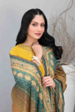 Laserkari Embroidered Jacquard Lawn Suit design-2 pic-2