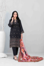 Laserkari Embroidered Jacquard Lawn Suit design-5 pic-2