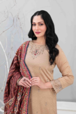 Laserkari Embroidered Jacquard Lawn Suit design-6 pic-2