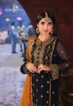 Black Chiffon 3pc Suit pic2