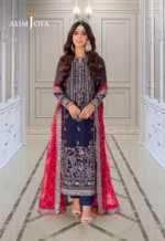 Blue Chiffon 3pc suits pic1
