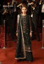 Deep Green Chiffon 3pc suit pic1