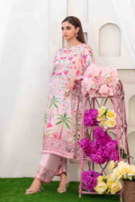 Digital Printed Silk Suit Design-1 pic-1