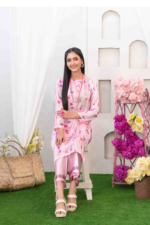 Digital Printed Silk Suit Design-3 pic-3
