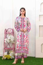 Digital Printed Silk Suit Design-4 pic-1