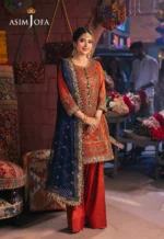 Rust Chiffon 3pc suit