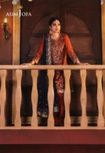 Rust Chiffon 3pc suit pic2