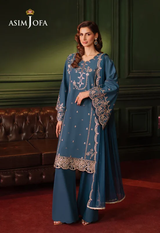 blue silk 3pc suit pic1