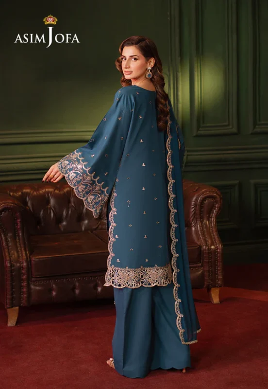 blue silk 3pc suit pic2