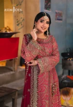 Pink Chiffon 3pc suit pic2