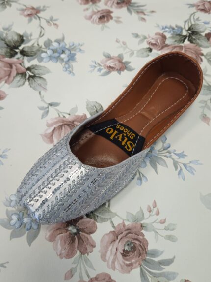 Silver Kids Khussa