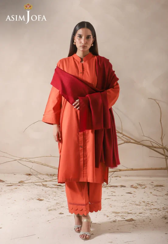 SELF JACQUARD SHAWL 1 PC